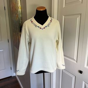 L.L. Bean Embroidered French Terry Sweatshirt